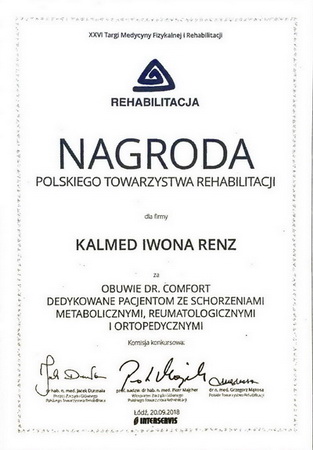 nagroda Buty Dr. Comfort